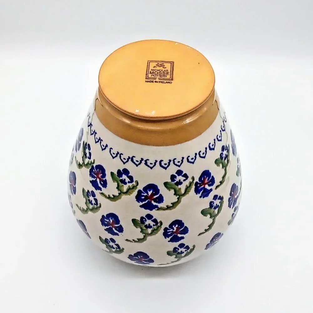 Nicholas Mosse Pottery Ireland Pansy Ceramic Vase